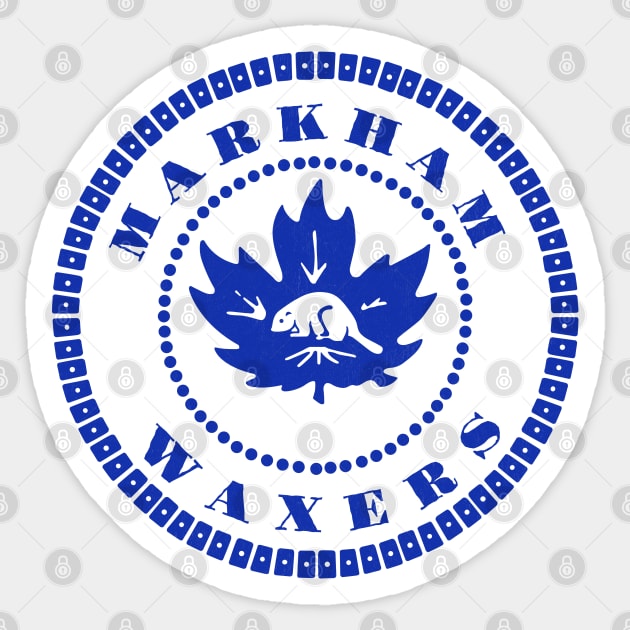 Defunct - Markham Waxers Hockey Sticker by LocalZonly